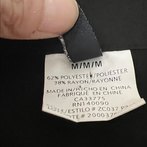 Point Zero Black Midi Dress with Red Pattern - Picture 3 of 5